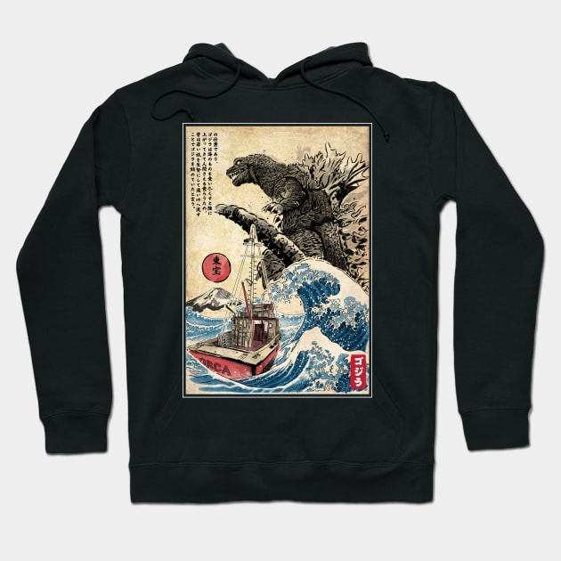 Orca in Japan Hoodie by DrMonekers